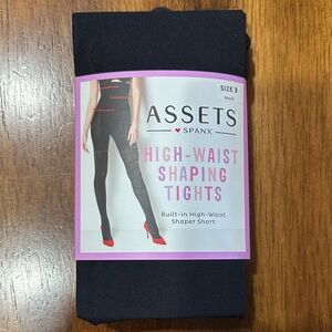 Assets by SPANX High-Waist Shaping Tights in Black